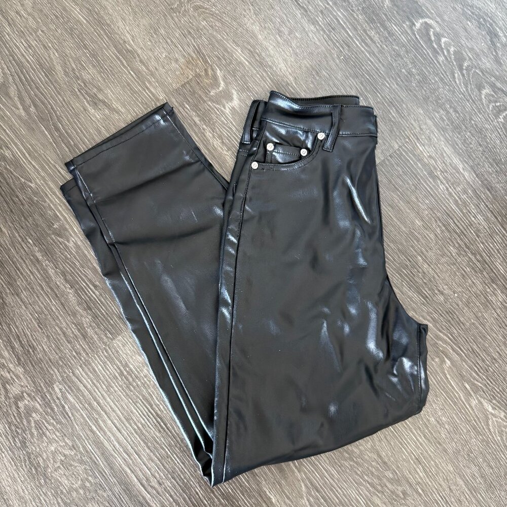 H&M Faux Leather Pants